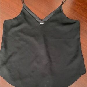 Express Black Camisole with Spaghetti Straps and V-Neckline